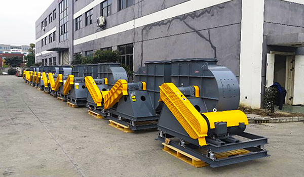 本次合作的廢氣處理環保離心風機定制，共計15臺